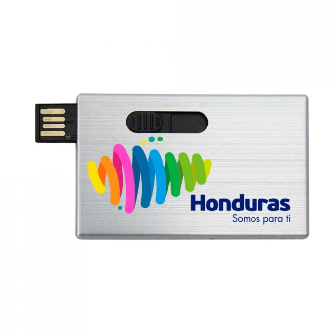 USB015 - USB tarjeta metal slider